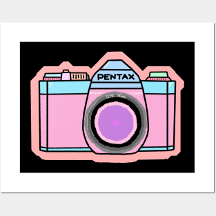 Film Camera pastel Posters and Art